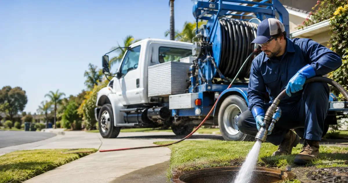 Hydro jet sewer cleaning Miramonte