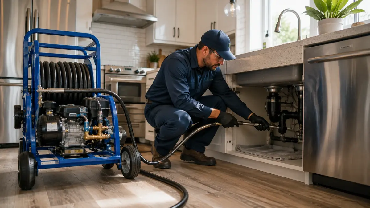 Kitchen Drain Hydro Jetting in Miramonte