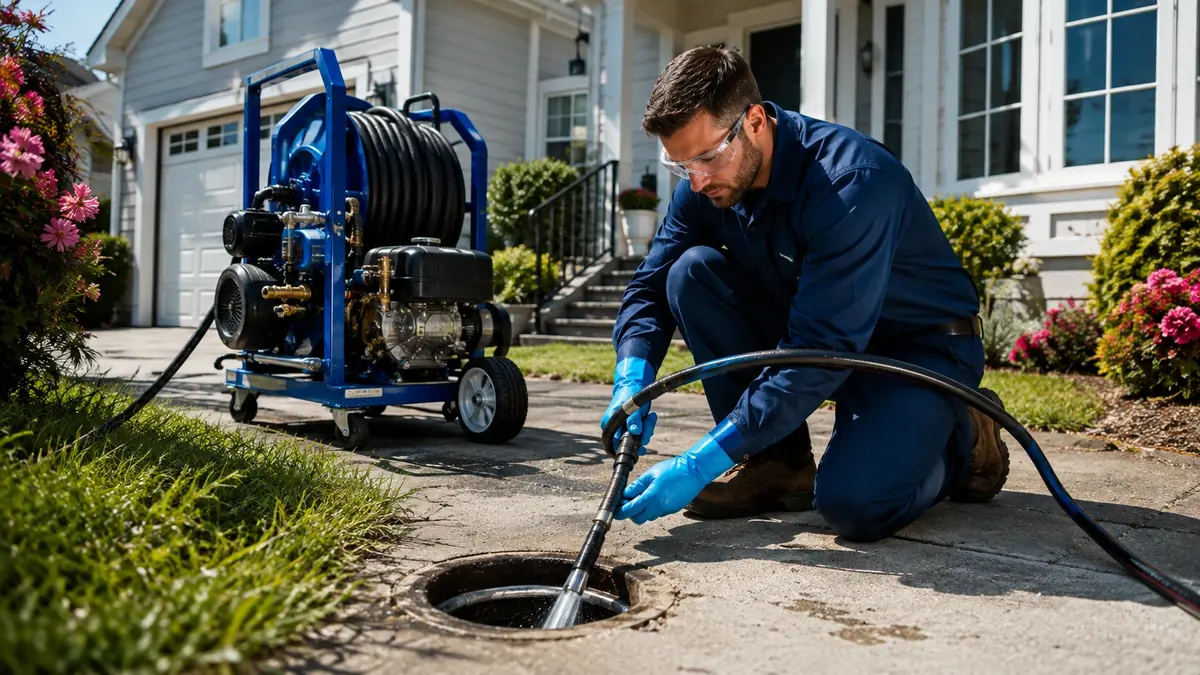 Residential Hydro Jet Drain Cleaning in Miramonte
