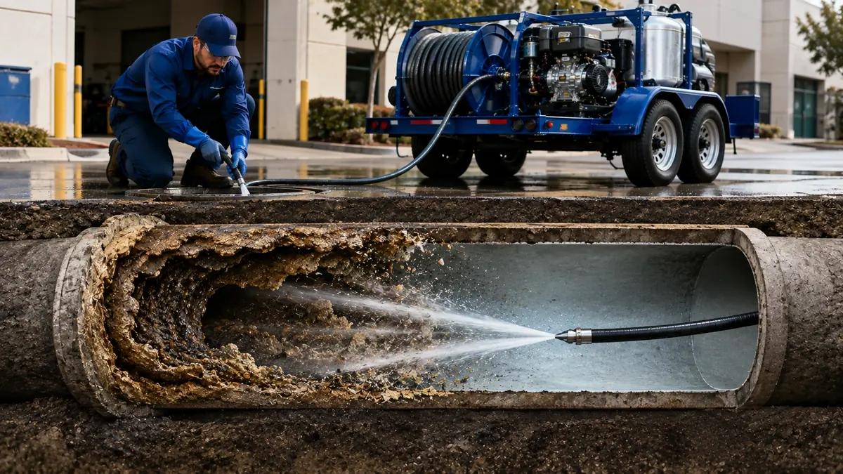 Sewer Pipe Descaling in Miramonte
